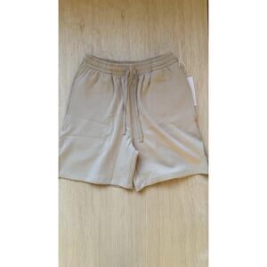 Organic Cotton Blend Unisex Boody Shorts Sand Small NWT